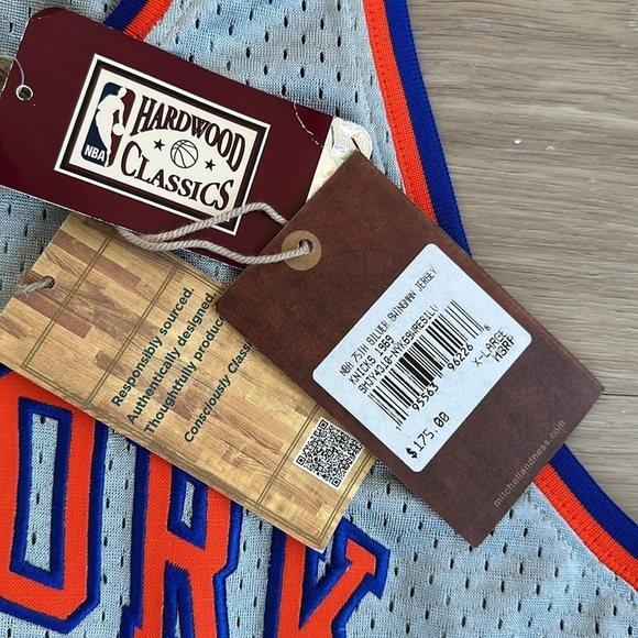 New York Knicks Willis Reed Silver Mitchell & Ness 75th Anniversary 1969/70 - Picture 6 of 9